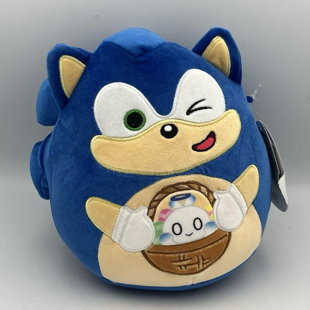Squishmallows SEGA SONIC THE HEDGEHOG HOLDING EASTER BASKET - 8